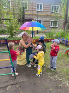 В группе "Ручеек" прошло развлечение "Лето".