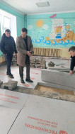 Состоялся осмотр хода ремонтных работ детского сада.