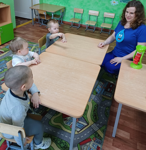 В группе Колобок прошло занятие.